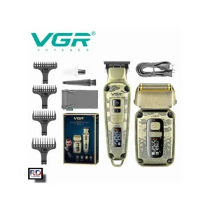 مجموعة العناية الشخصية VGR للرجال – V-641 مكنه باللون الذهبي
