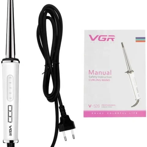 VGR V-526 مكواة شعر احترافية للنساء ألواح مطلية بالسيراميك، شاشة LED، 210450F، تسخين سريع، إيقاف تلقائي للساعة، سلك دوار 360 درجة تكنولوجيا الأيونات الالبابة، أداة العناية بالشعر في صالونات التجميل باللون الأخضر