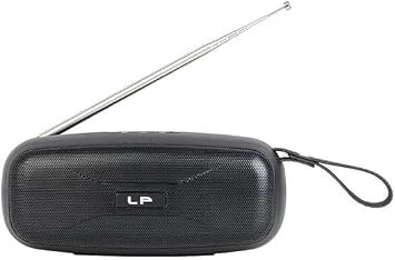 سبيكر بلوتوث محمول LP-V56 بصوت ستيريو قوي | تصميم مكعب حديث مع إضاءة LED وفتحات USB وTF