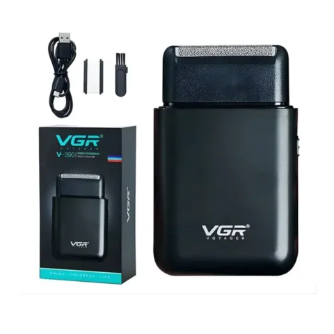 ماكينة تنعيم ذقن VGR 390-ماكينة حلاقة قابلة للشحن-ماكينة حلاقة خفيفة الوزن