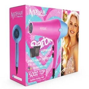 Moehair MO-7183 مجفف شعر احترافي لتجفيف وتصفيف الشعر بسرعة في المنزل أو الصالون