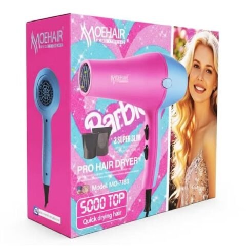 Moehair MO-7183 مجفف شعر احترافي لتجفيف وتصفيف الشعر بسرعة في المنزل أو الصالون