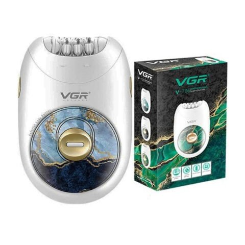 ماكينة إزالة الشعر VGR V-706 – 18 ملقط لاسلكي و70 دقيقة استخدام