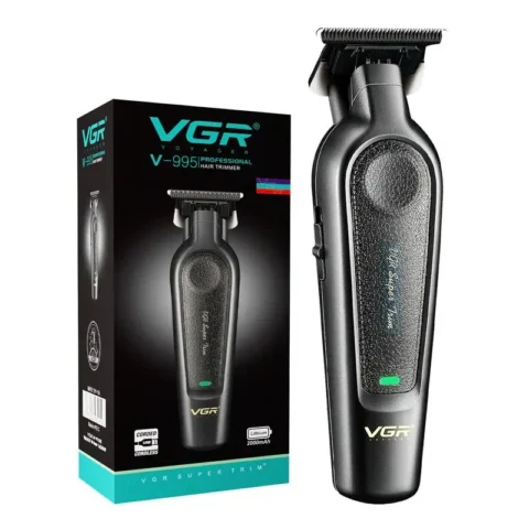 ماكينة شعر إحترافي للرجال (أسود) VGR V-995